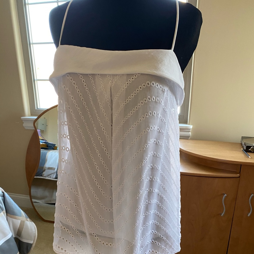 Banana Republic white tank top
